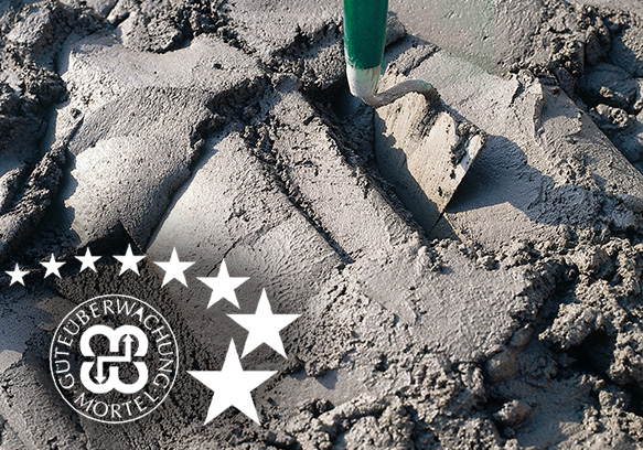 Überwachung und Zertifizierung von Mörtel